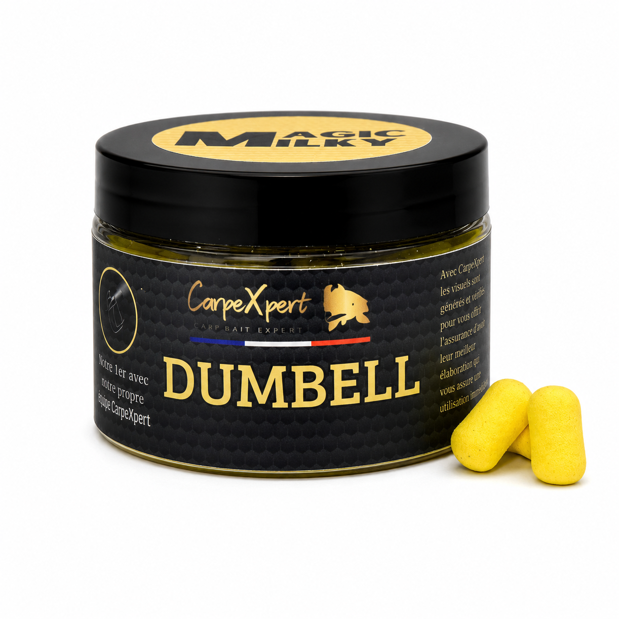 DUMBELL POP-UP JAUNE – MAGIC MILKY