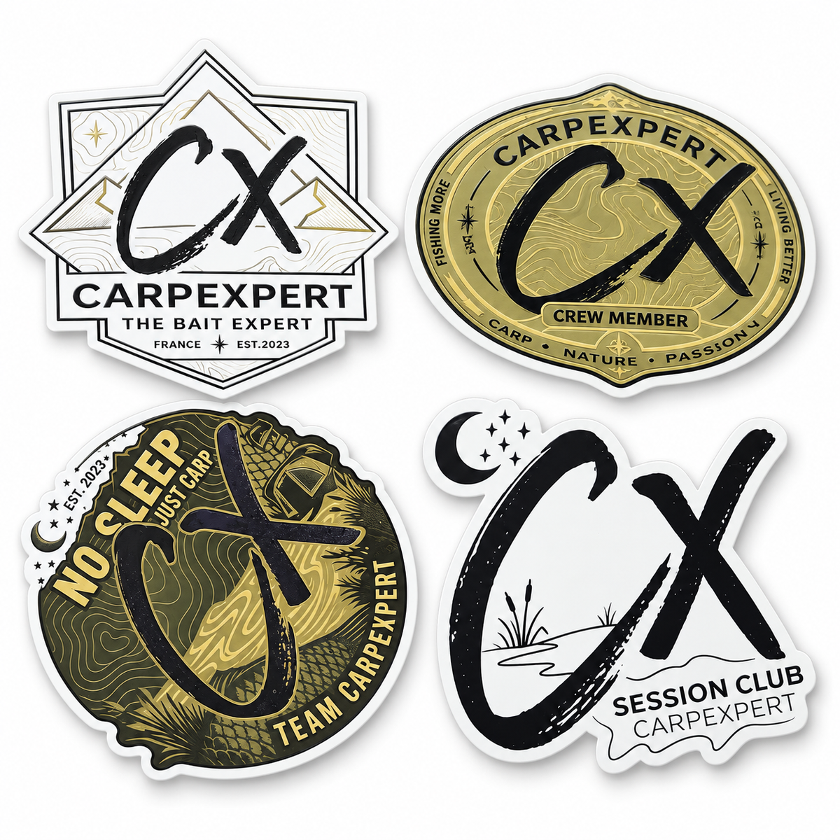 Pack de 4 Stickers CarpeXpert